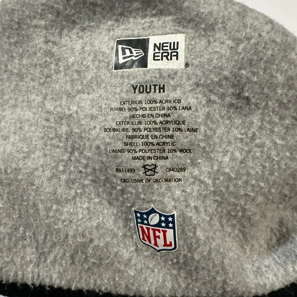 New Orleans Saints New Era NFL Beanie POM Knit Hat Youth Size Hat